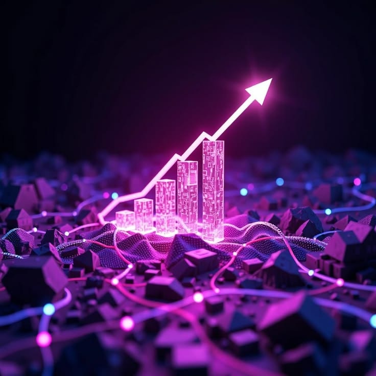 Growth and upward momentum, representing structured business development